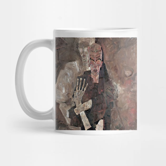 Egon Schiele Self-Seer II (Death and Man) by pdpress